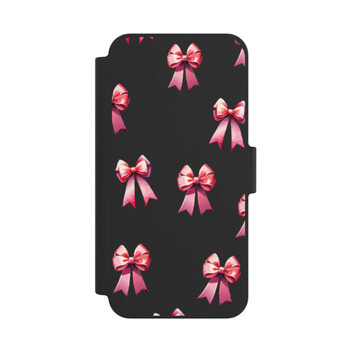 Apple iPhone 12 mini NIVOflip Bow Red Pattern Watercolor Transparent