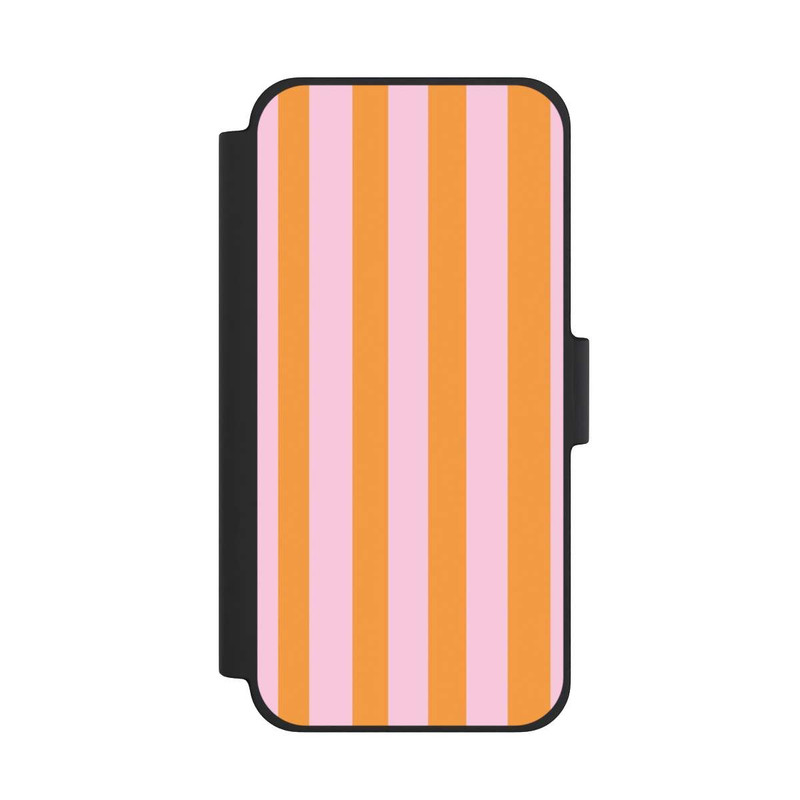 iPhone 12 mini NIVOflip Orange And Pink Stripes