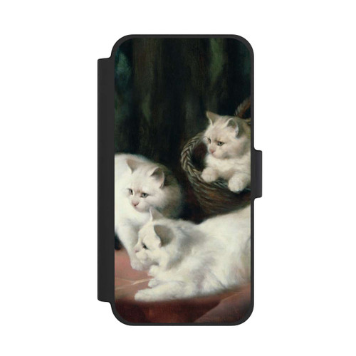 Apple iPhone 12 mini NIVOflip Three White Angora Kittens