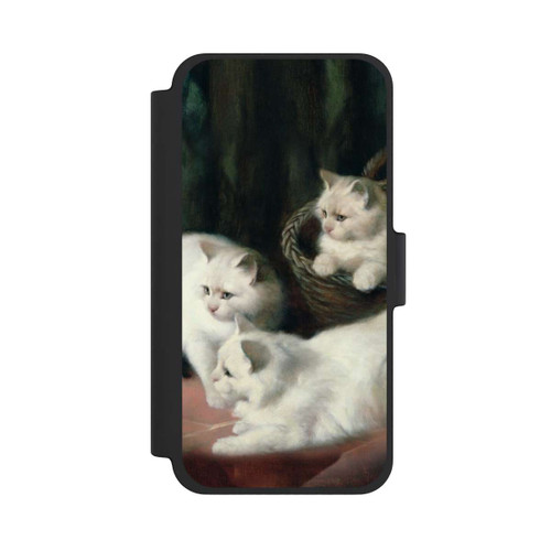 Apple iPhone 12 mini NIVOflip Three White Angora Kittens