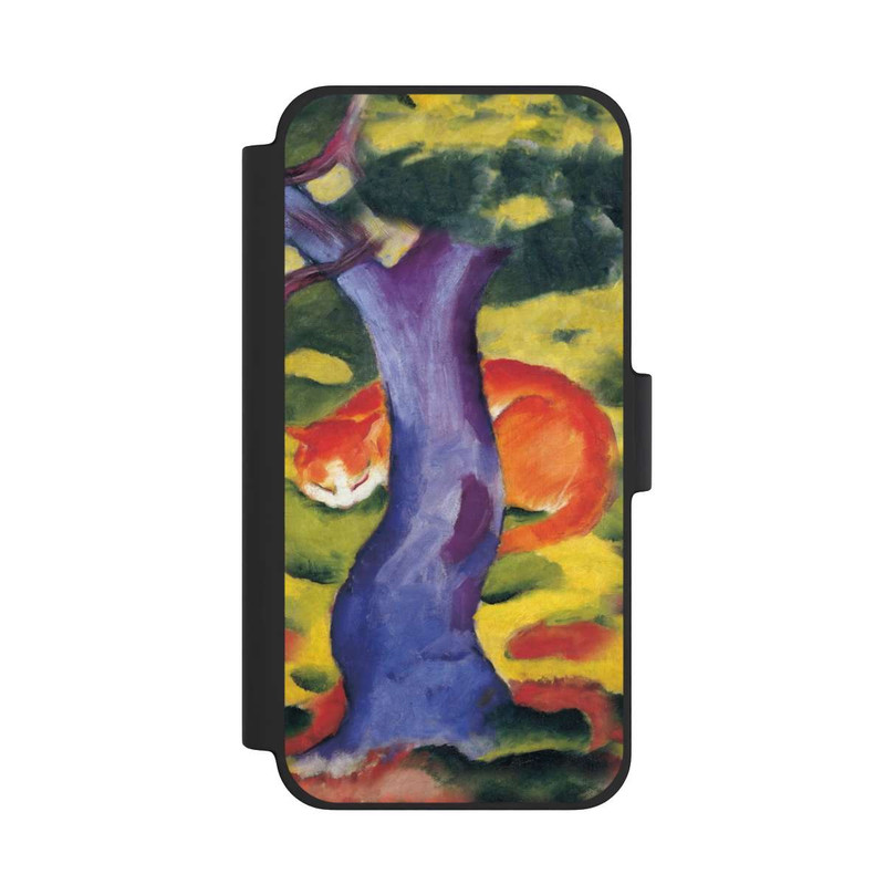 iPhone 12 mini NIVOflip Cat Behind Tree by Franz Marc