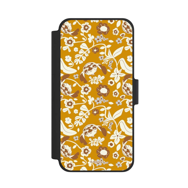 iPhone 12 mini NIVOflip Stitch Floral Mustard Pattern
