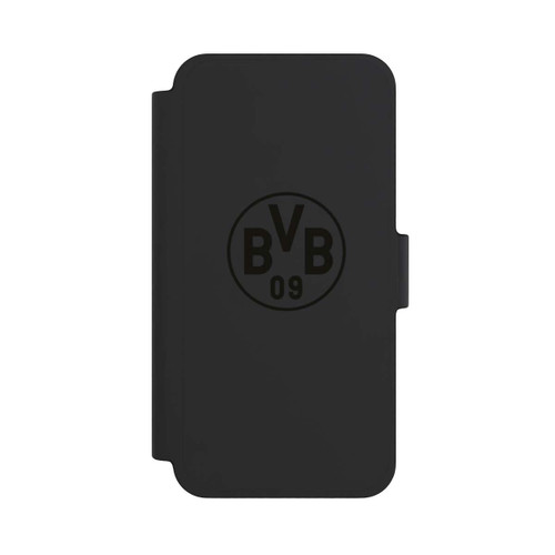 Apple iPhone 12 mini NIVOflip BVB Logo Schwarz Transparent