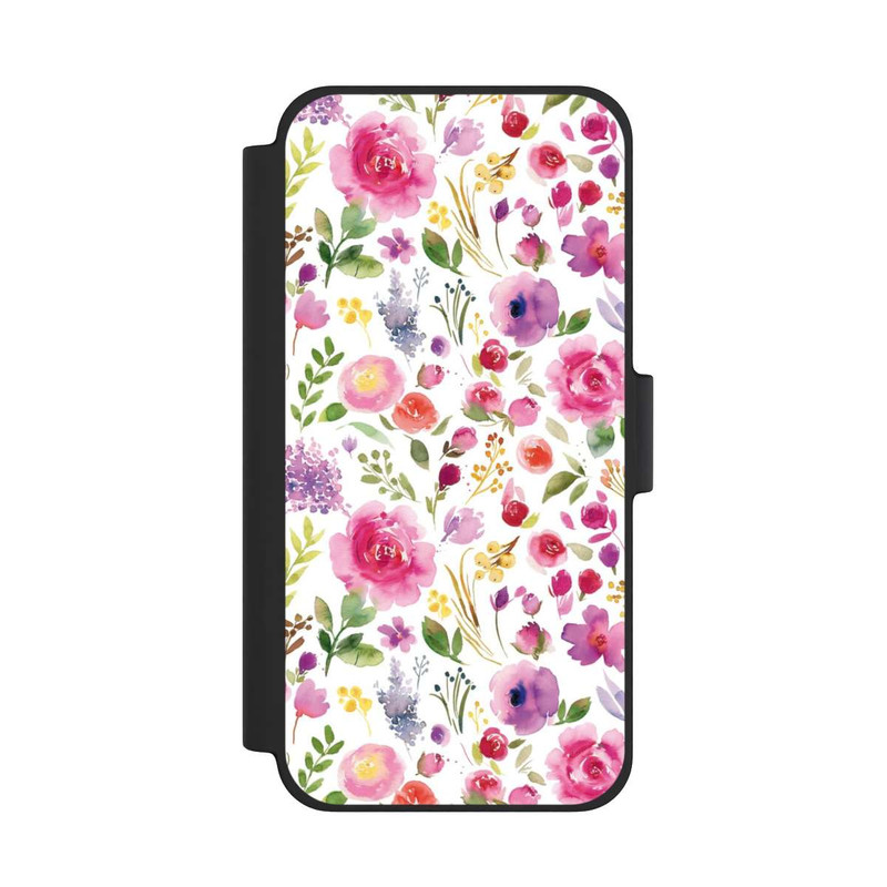 iPhone 12 mini NIVOflip Roses Flowers Purple