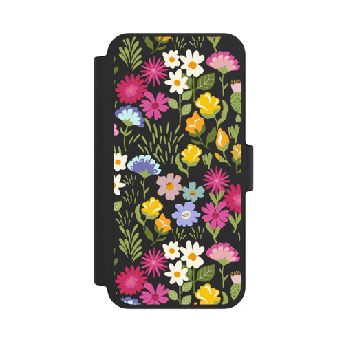 Apple iPhone 12 mini NIVOflip Bunte Sommerblumen Transparent