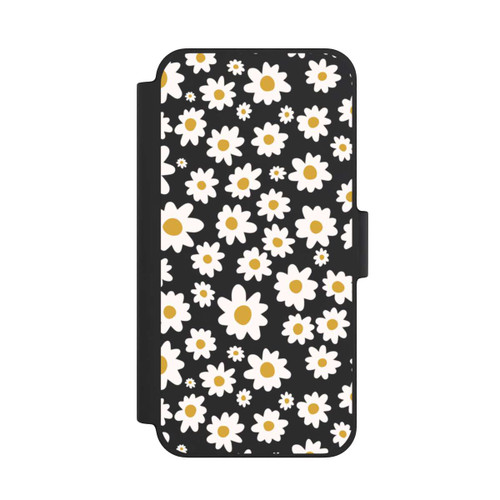 Apple iPhone 12 mini NIVOflip Daisy Flower Seamless Pattern Transparent