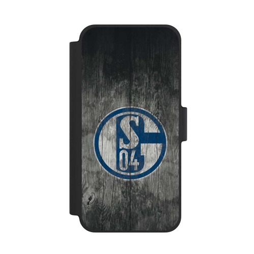 Apple iPhone 12 mini NIVOflip Schalke 04 Holz Look