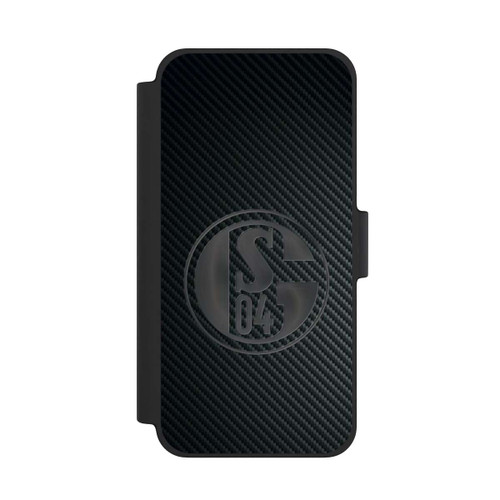 Apple iPhone 12 mini NIVOflip Schalke 04 Carbon Look