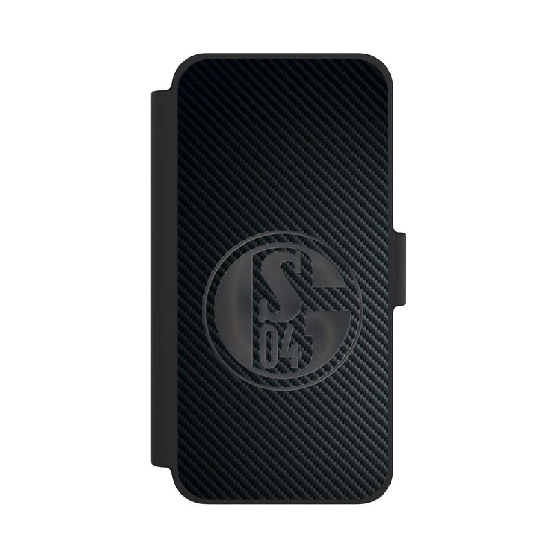 iPhone 12 mini NIVOflip Schalke 04 Carbon Look