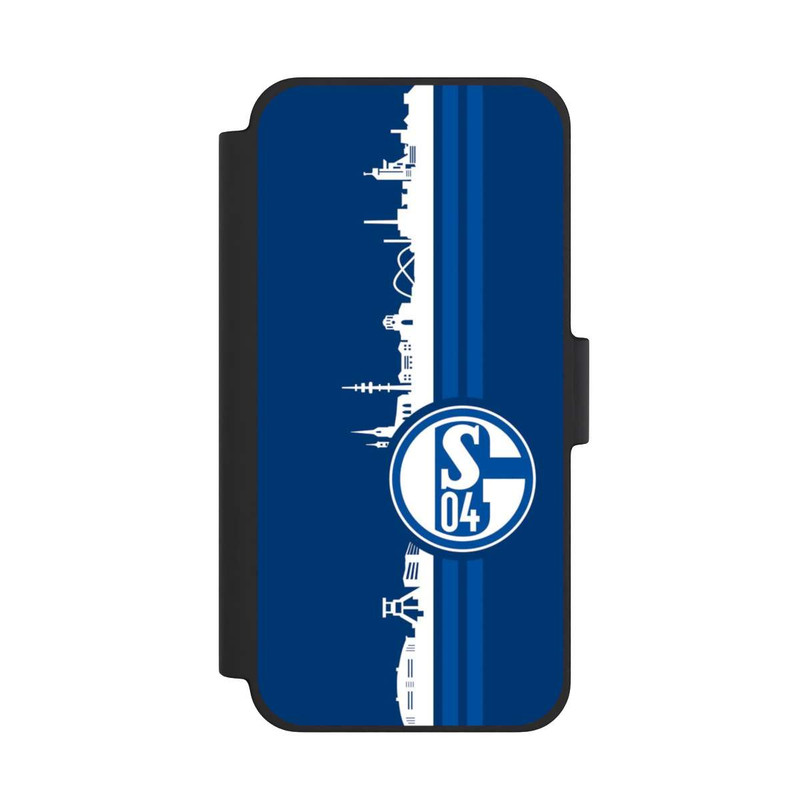 iPhone 12 mini NIVOflip Schalke 04 Skyline Blau