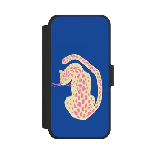 Apple iPhone 12 mini NIVOflip Blue Pink Cat
