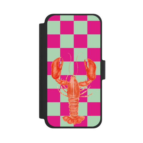 Apple iPhone 12 mini NIVOflip Pink Checkers Lobster