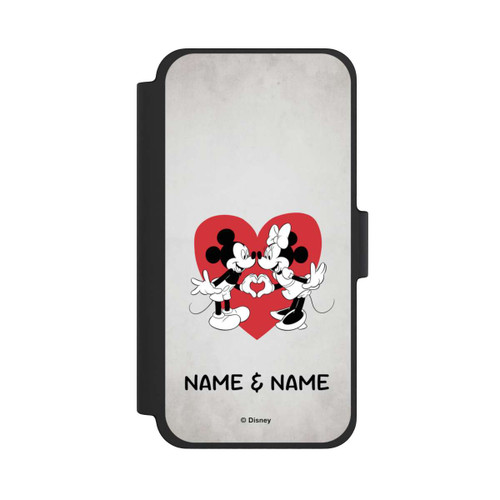 Apple iPhone 12 mini NIVOflip Minnie und Micky Personalisierbar