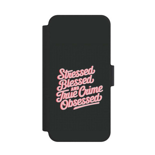 Apple iPhone 12 mini NIVOflip Stressed Blessed and True Crime Obsessed