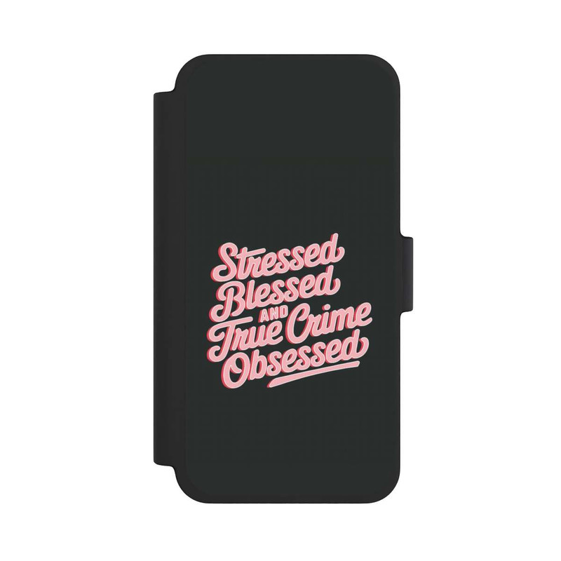 iPhone 12 mini NIVOflip Stressed Blessed and True Crime Obsessed