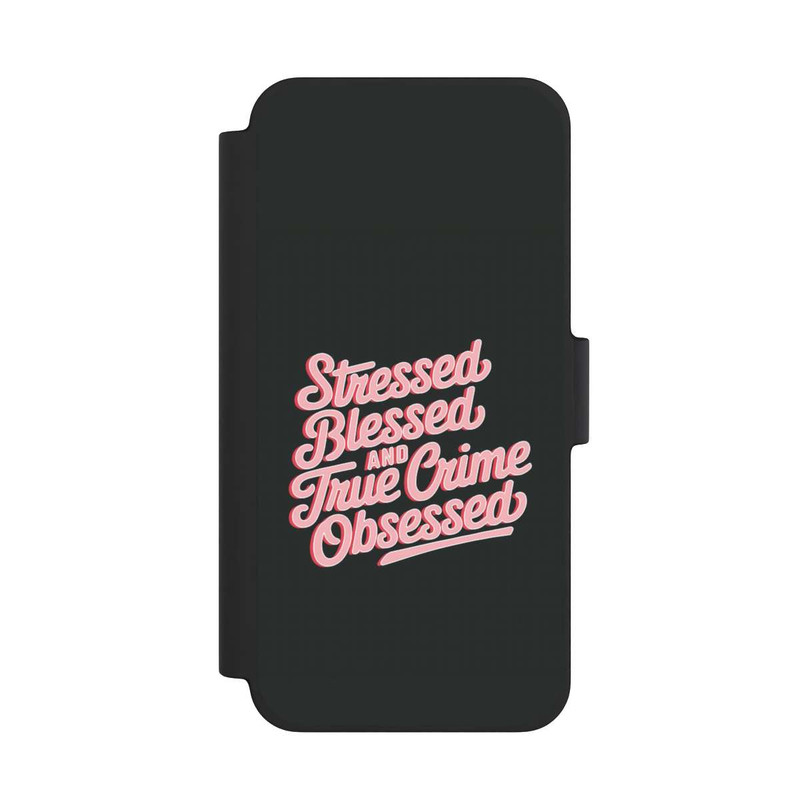 iPhone 12 mini NIVOflip Stressed Blessed and True Crime Obsessed