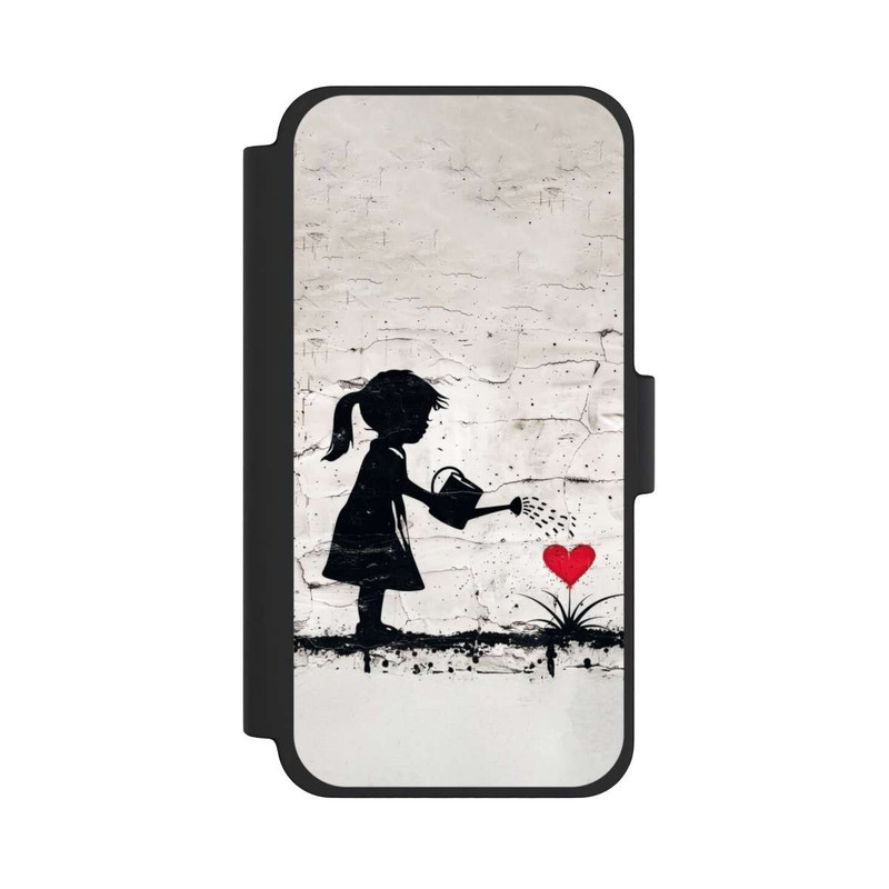 iPhone 12 mini NIVOflip Girl Watering Bunch of Flowers 