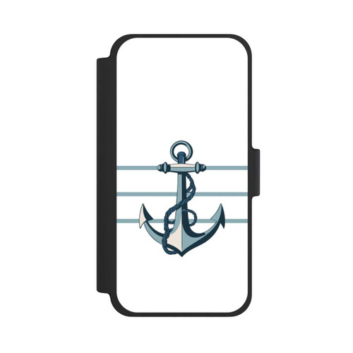 Apple iPhone 12 mini NIVOflip Anchor Line White with AI