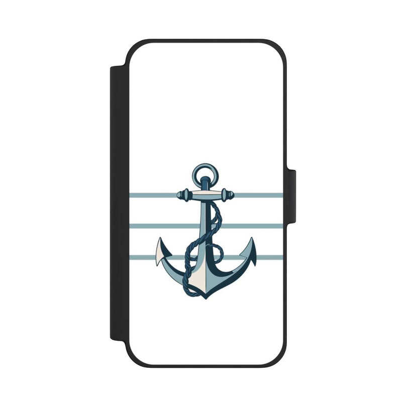 iPhone 12 mini NIVOflip Anchor Line White with AI