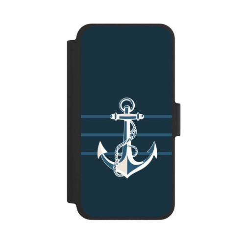 Apple iPhone 12 mini NIVOflip Anchor Line Blue with AI