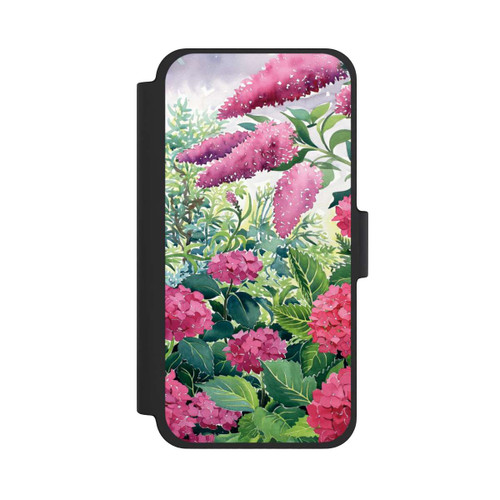Apple iPhone 12 mini NIVOflip Garden Hydrangeas and Buddleia by Christopher Ryland