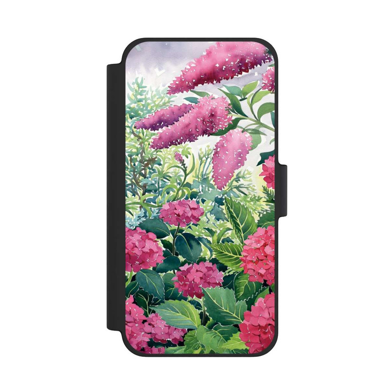 iPhone 12 mini NIVOflip Garden Hydrangeas and Buddleia by Christopher Ryland
