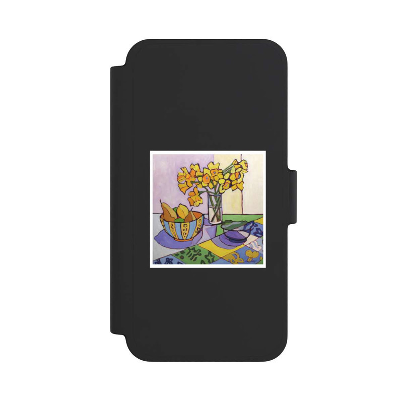 iPhone 12 mini NIVOflip Daffodil Patchwork, 2023, by Catherine J Martzloff