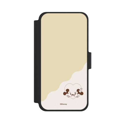 Apple iPhone 12 mini NIVOflip Mickey and Minnie Love Heart Beige