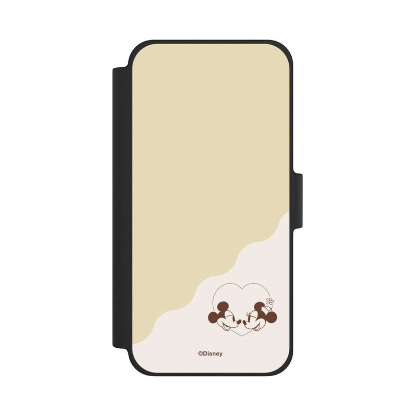 iPhone 12 mini NIVOflip Mickey and Minnie Love Heart Beige