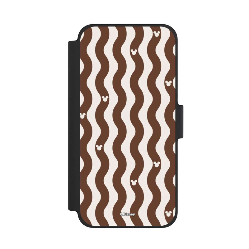 iPhone 12 mini NIVOflip Micky Muster Braune Wellen