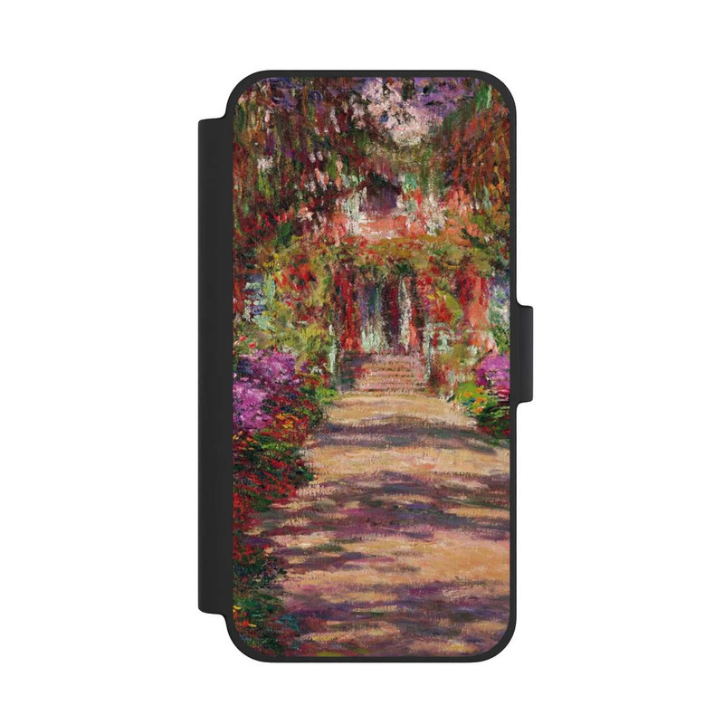 iPhone 12 mini NIVOflip Eine Allee in Monets Garten in Giverny by Claude Monet