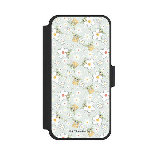 Apple iPhone 12 mini NIVOflip Baby Yoda Flower Pattern