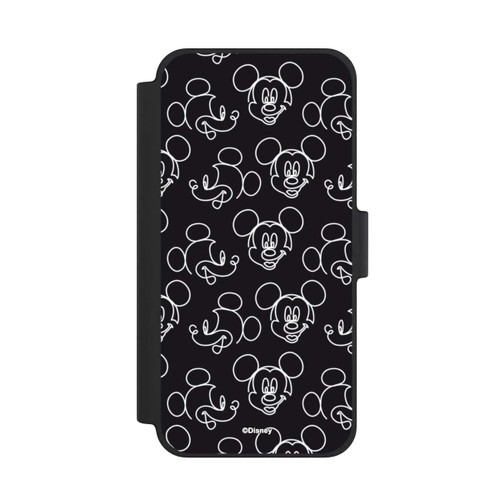 Apple iPhone 12 mini NIVOflip Disney Mickey Muster Schwarz