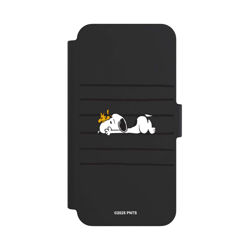 iPhone 12 mini NIVOflip Snoopy Woodstock Stripes Peanuts Transparent