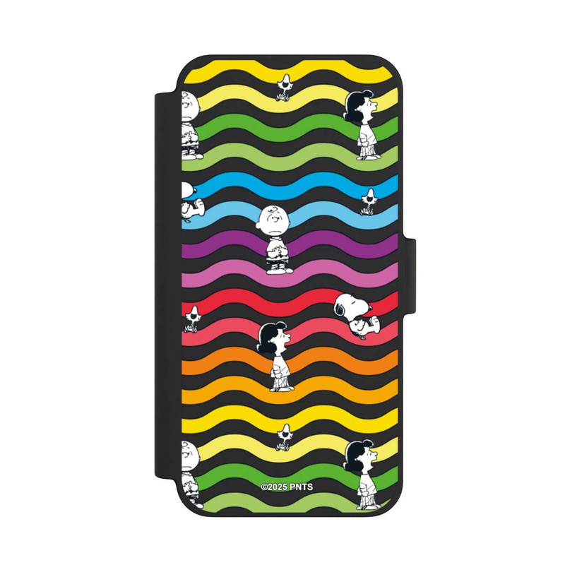 iPhone 12 mini NIVOflip Snoopy Pattern Rainbow Transparent