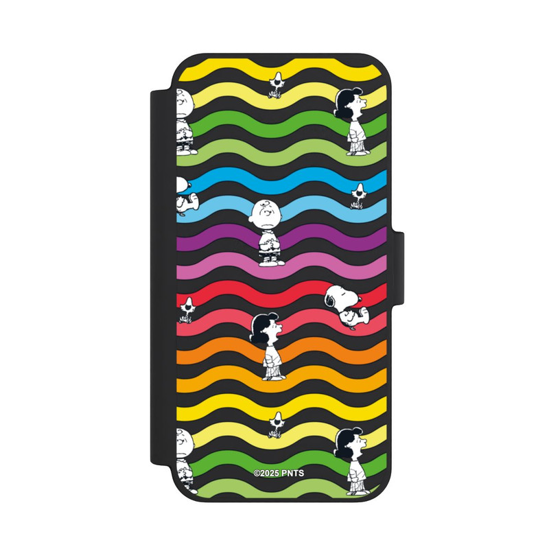 iPhone 12 mini NIVOflip Snoopy Pattern Rainbow Transparent