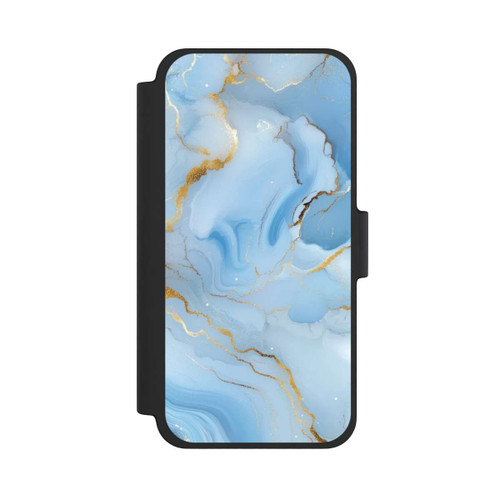 Apple iPhone 12 mini NIVOflip Blue Marble Goldprint