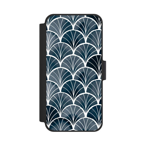 Apple iPhone 12 mini NIVOflip Botanische Brise Art Deco Grau