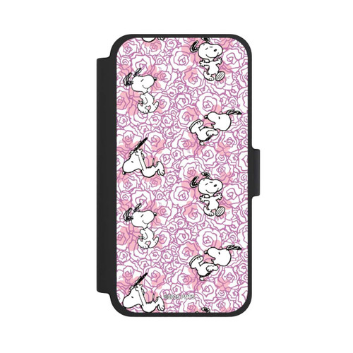 Apple iPhone 12 mini NIVOflip Peanuts Pink Roses Pattern