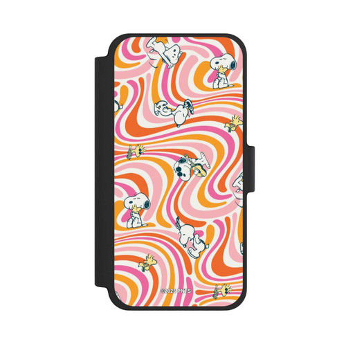 Apple iPhone 12 mini NIVOflip Peanuts Hippie Pattern Orange