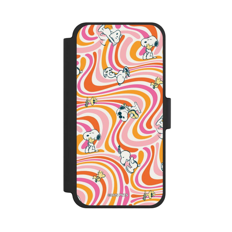 iPhone 12 mini NIVOflip Peanuts Hippie Pattern Orange