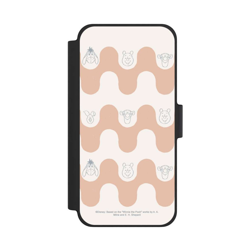 iPhone 12 mini NIVOflip Winnie l'Ourson et ses Amis Motif Vagues Bohèmes