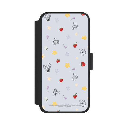 Apple iPhone 12 mini NIVOflip Winnie Puuh und Freunde Erdbeer Muster Blau
