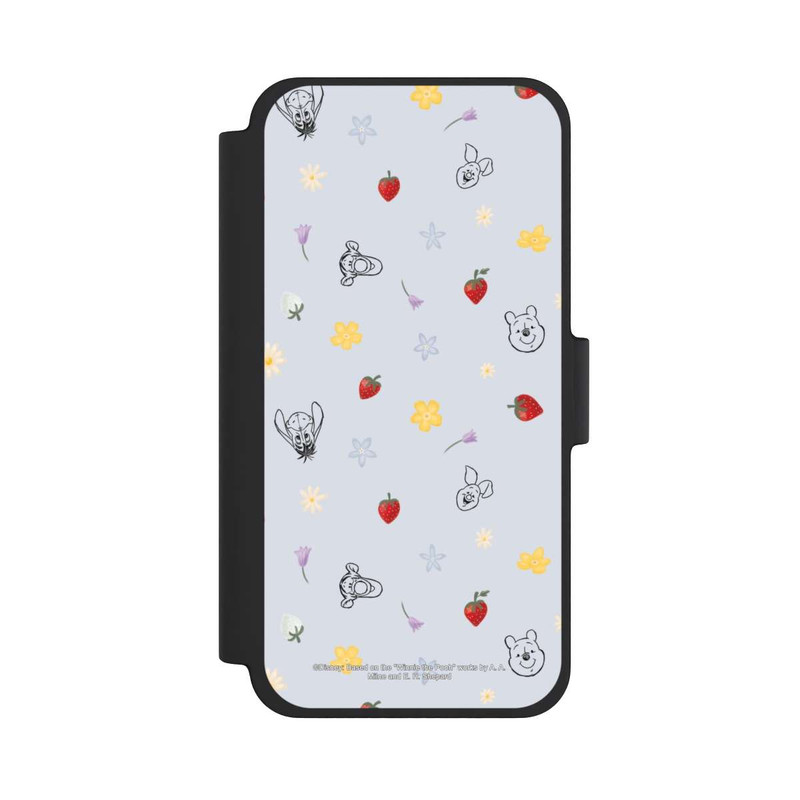 iPhone 12 mini NIVOflip Winnie Puuh und Freunde Erdbeer Muster Blau