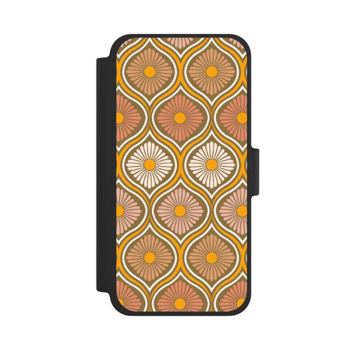 Apple iPhone 12 mini NIVOflip Groovy 70s Retro Mid-Century Daisy Flowers