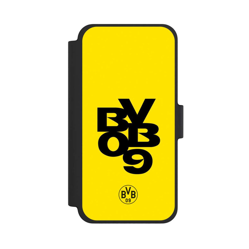 iPhone 12 mini NIVOflip BVB09 Schwarz Gelb
