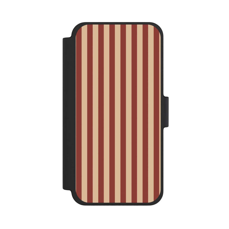 iPhone 12 mini NIVOflip Streifen Tan