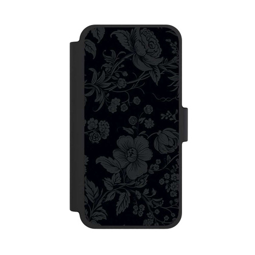 Apple iPhone 12 mini NIVOflip Dunkle Blumen Vintageoptik