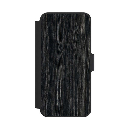 Apple iPhone 12 mini NIVOflip Dunkle Holzstruktur