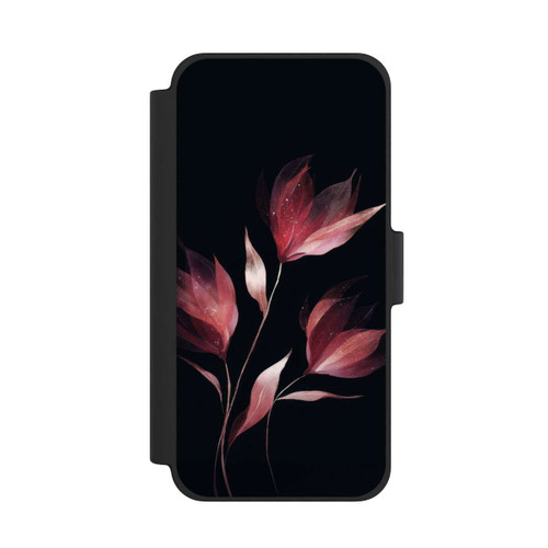 Apple iPhone 12 mini NIVOflip Burgunderrote Blume Negativ